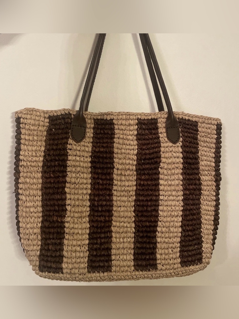 Bembien women’s franci bag brown stripe